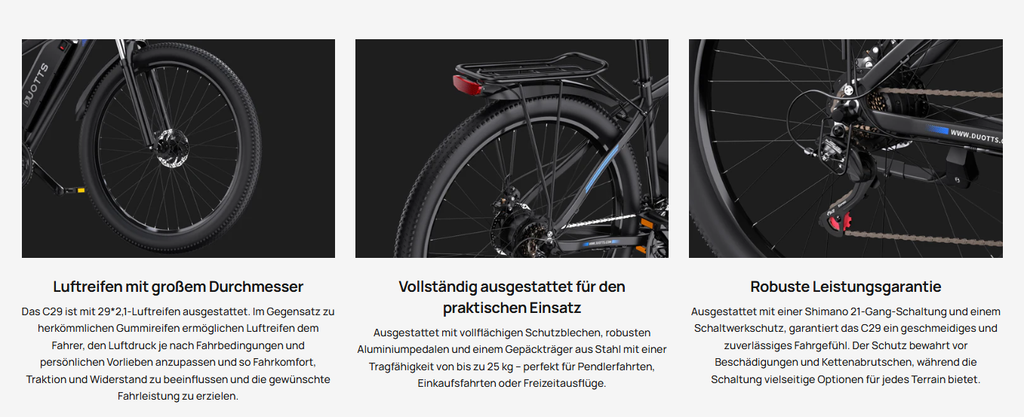 Duotts C29 E-BIKE - LIZZIE DIRECT