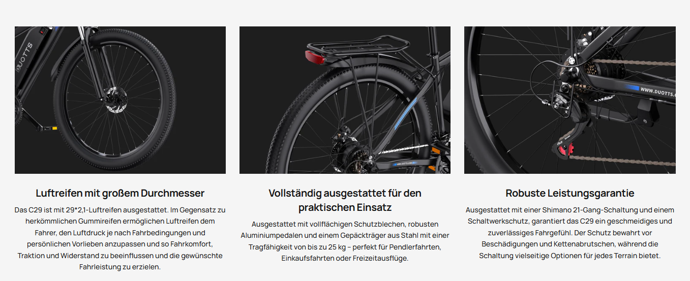 Duotts C29 E-BIKE - LIZZIE DIRECT